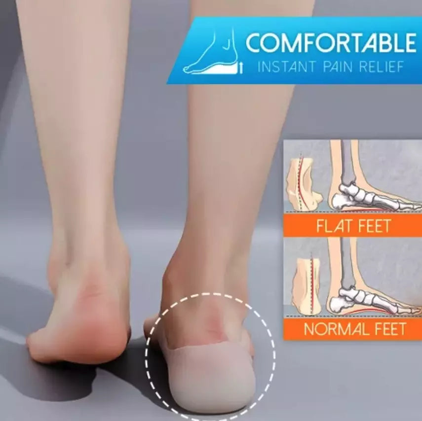 Invisible Height Boost Insoles | 4CM 5CM 6CM Lift | Concealed Silicone Pads