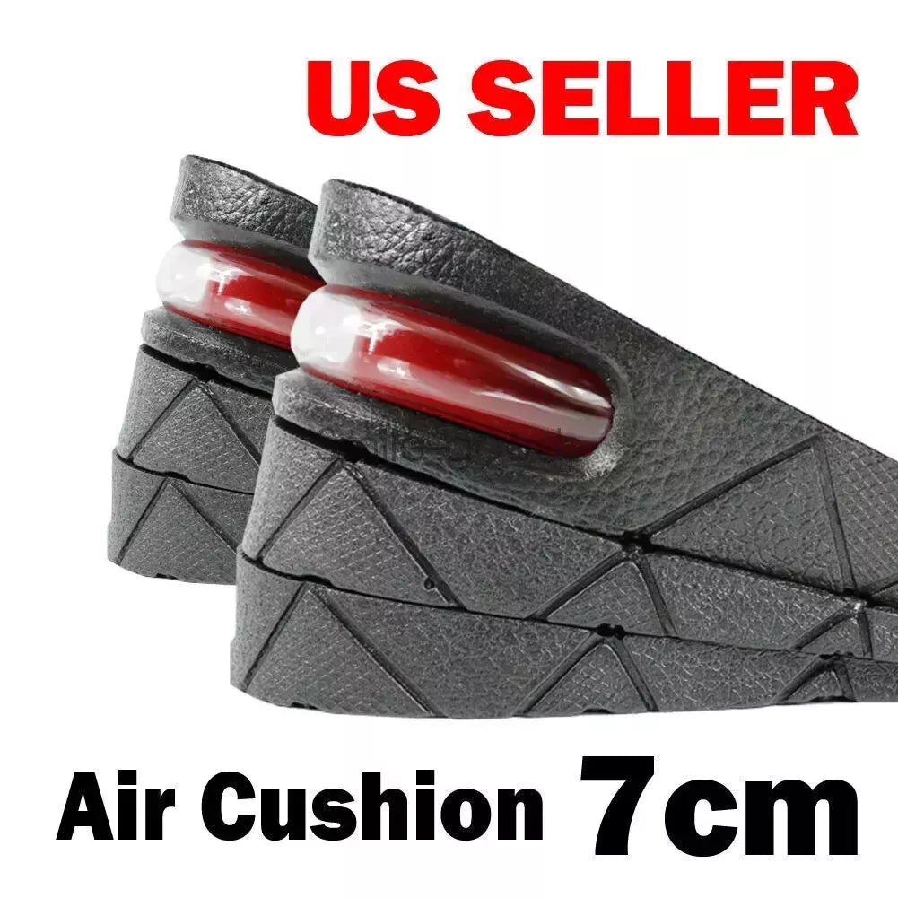 Height Increase Insoles – Unisex Invisible Heel Lift Inserts for Shoes (3CM–7CM)