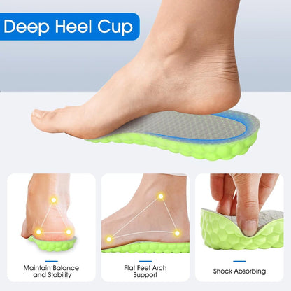 Height Boost 4D Insoles – Orthopedic Comfort & Shock Absorption