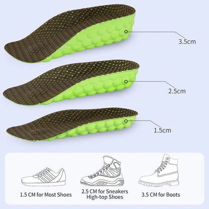 Height Boost 4D Insoles – Orthopedic Comfort & Shock Absorption
